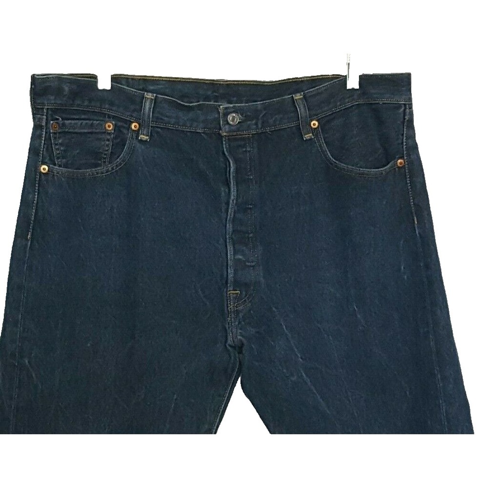 Levi's Original 501 Jeans Mens Measured 40 x 32 Tag 42 x 34 Button Fly Straight